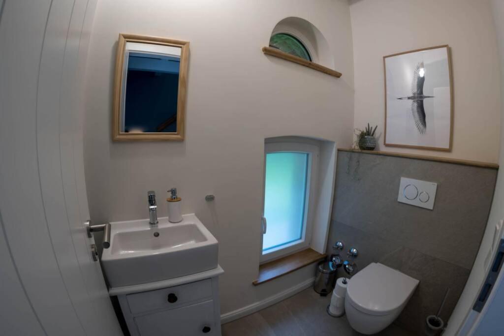 Zum Heuerling Ferienwohung Im Alten Stall Mit Sauna 벨스몰드 외부 사진